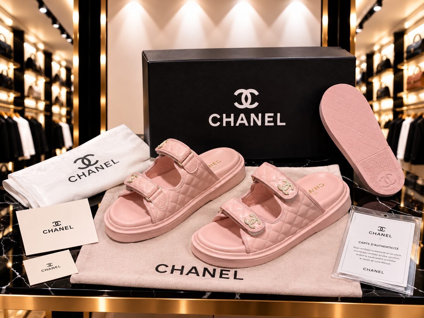 Claquettes Femme Confort