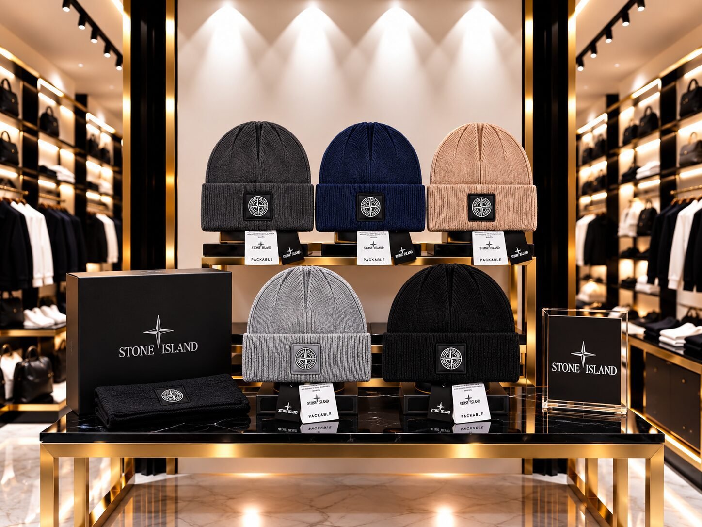 Bonnet echarpe Homme Tendance
